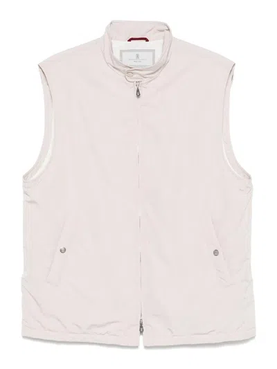 BRUNELLO CUCINELLI GILET IMPERMEABILE