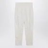 Brunello Cucinelli Equestrian Style Trousers Featuring Pockets In Neutral