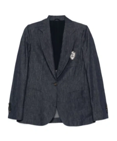 Brunello Cucinelli Chambray Blazer