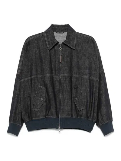 BRUNELLO CUCINELLI DENIM BLOUSON