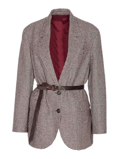 Brunello Cucinelli Jacket In Sand