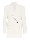 Brunello Cucinelli Tailored Blazer With Double-breasted Design In White