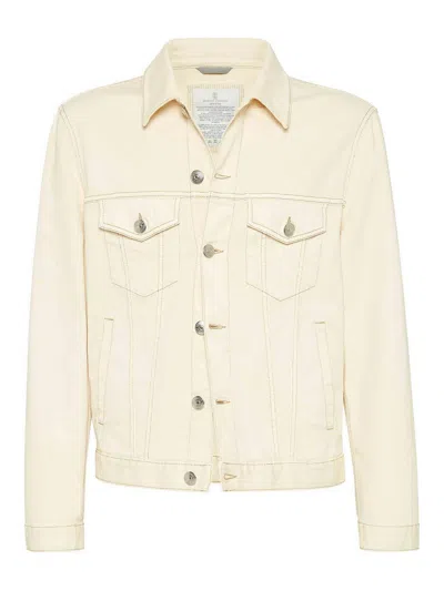 BRUNELLO CUCINELLI CHAQUETA CASUAL - CREMA