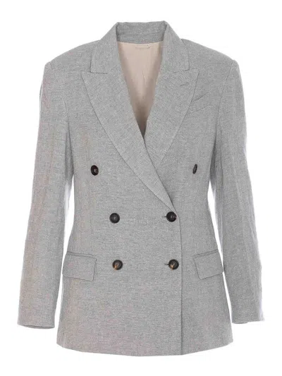 Brunello Cucinelli Chaqueta Casual - Gris