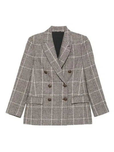 Brunello Cucinelli Check Blazer