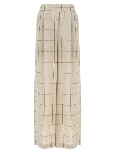 Brunello Cucinelli Check Dazzling Pants