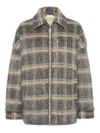 Brunello Cucinelli Jacquard Check Knit Outerwear Jacket In Multi