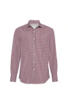 Brunello Cucinelli Gingham-pattern Shirt
