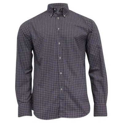 Pre-owned Brunello Cucinelli Checked Button-down Shirt In Multicolor Cotton In Black