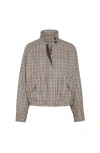 Brunello Cucinelli Checked Flannel Bomber Jacket