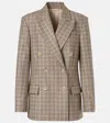 Brunello Cucinelli Checked Virgin Wool Blazer