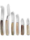 Brunello Cucinelli Cheese Utensils (set Of Six) In Neutrals