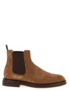 Brunello Cucinelli Chelsea Ankle Boots In Brown