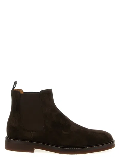 Brunello Cucinelli Chelsea Ankle Boots In Black