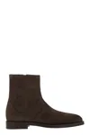 Brunello Cucinelli Chelsea Boot In Suede