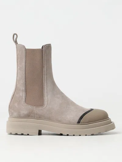 Brunello Cucinelli Flache Stiefeletten  Damen Farbe Wallnuss In Walnut
