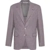 Brunello Cucinelli Chevron Deconstructed Blazer