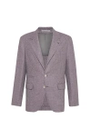 Brunello Cucinelli Chevron Deconstructed Blazer