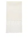 Brunello Cucinelli Chevron Fringe Towel (70cm X 170cm) In Neutral