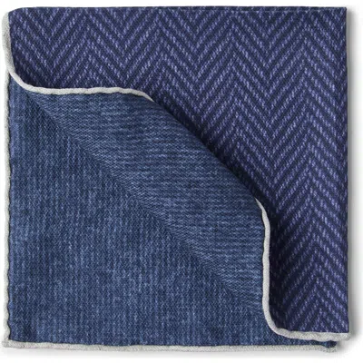 BRUNELLO CUCINELLI BRUNELLO CUCINELLI CHEVRON POCKET SQUARE