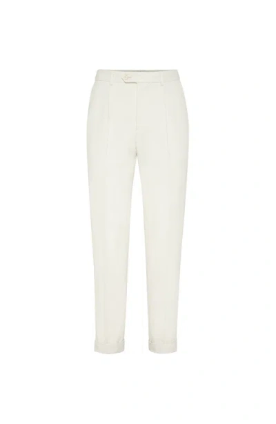 BRUNELLO CUCINELLI BRUNELLO CUCINELLI CHEVRON TROUSERS