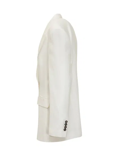 Brunello Cucinelli Chic Blazer In Naturale