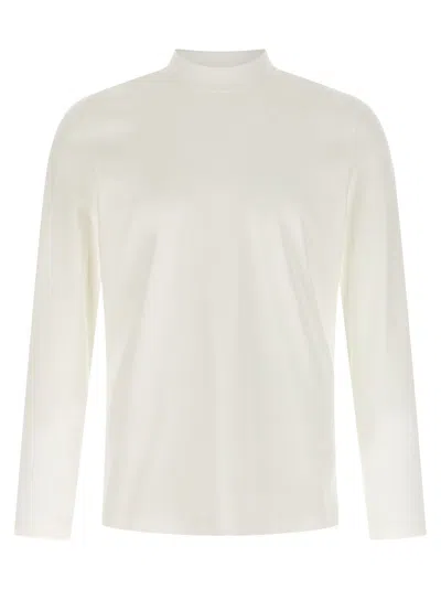 Brunello Cucinelli Chimney Neck T-shirt In White