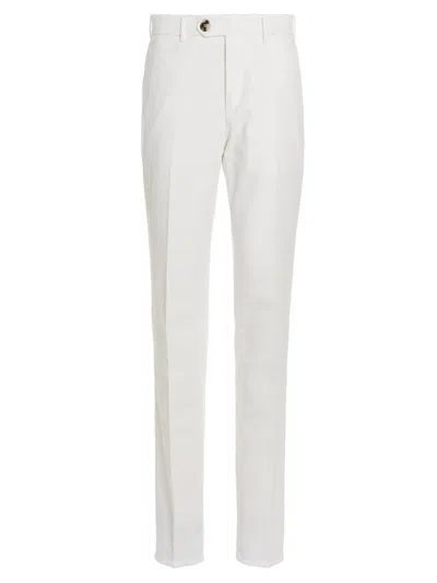 Brunello Cucinelli Chino Pants In White