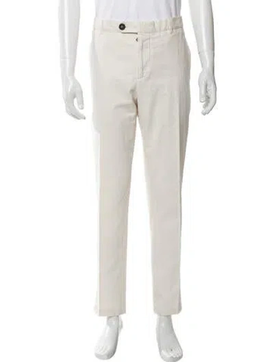 Pre-owned Brunello Cucinelli Chinos In Neutral