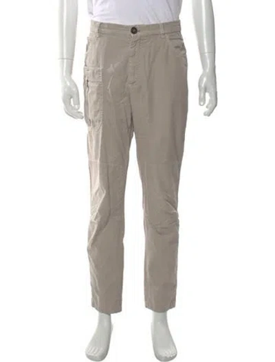 Pre-owned Brunello Cucinelli Chinos In Neutral
