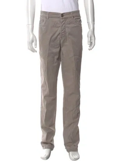 Pre-owned Brunello Cucinelli Chinos In Neutral