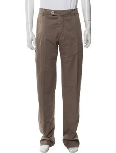 Pre-owned Brunello Cucinelli Chinos In Neutral