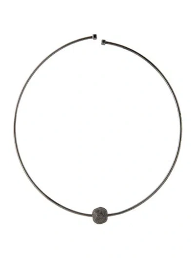 Pre-owned Brunello Cucinelli Choker Necklace, 14" In Multi