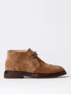 Brunello Cucinelli Men's Suede Flex Sole Chukka Boots In Braun