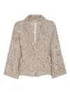 Brunello Cucinelli Long-sleeved Cardigan In Brown
