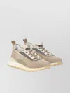Brunello Cucinelli Chunky Sole Suede Finish Sneakers