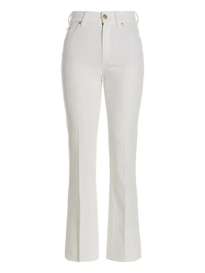 Brunello Cucinelli Cigarette-style Jeans In White