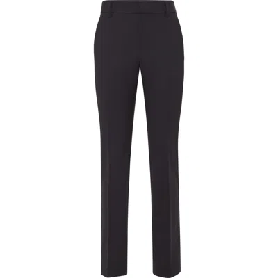 Brunello Cucinelli Cigarette Trousers In Black