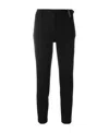 Brunello Cucinelli Slim Fit Trousers With Belt Loops And Side Pockets In Black