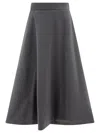 Brunello Cucinelli Skirts In Grey