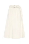 Brunello Cucinelli Wide Skirt In Panama