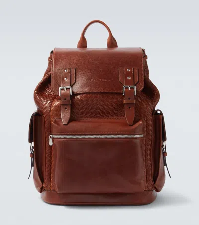 Brunello Cucinelli City Leather Backpack