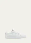 Brunello Cucinelli City Leather Monili Low-top Sneakers In C7592 Blanco