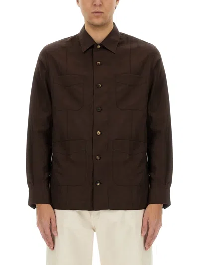 BRUNELLO CUCINELLI BRUNELLO CUCINELLI CLASSIC 100% COTTON SHIRT
