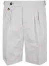 Brunello Cucinelli Classic Bermuda Trousers Clothing In White