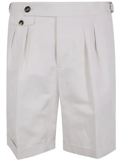 Brunello Cucinelli Classic Bermuda Trousers Clothing In White