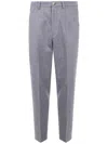 Brunello Cucinelli Wool Trousers In Gray