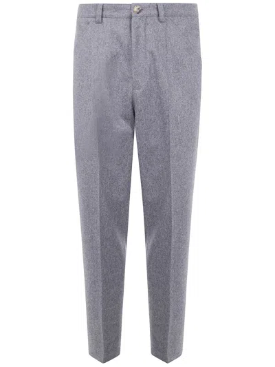 Brunello Cucinelli Classic Chino Trousers Clothing In Gray