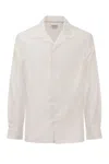 Brunello Cucinelli Classic Easy Fit Cotton Shirt In White