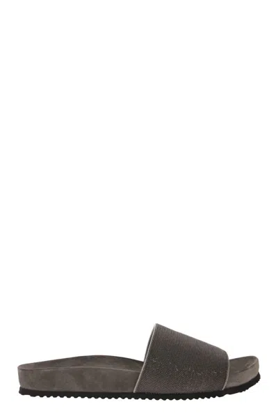 BRUNELLO CUCINELLI BRUNELLO CUCINELLI CLASSIC ONE BELT SLIPPERS
